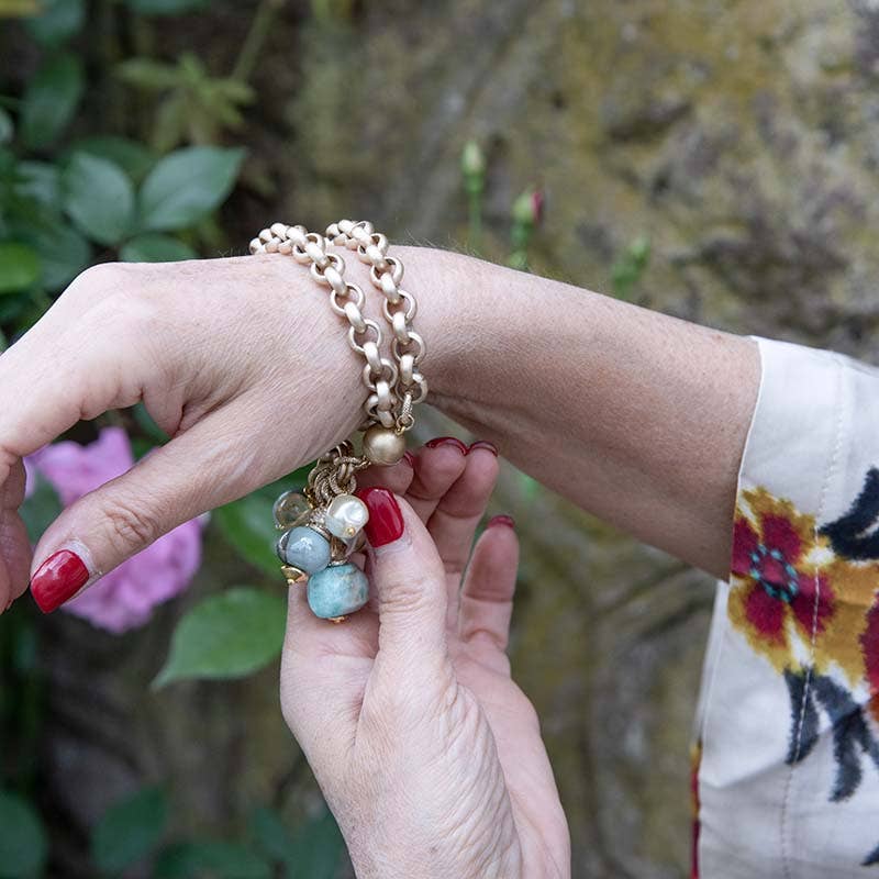 Laura Mariotti - luxury collection – Engroshandel Armbånd med vedhæng – Vandfald - Armbånd/Golino Cluster5