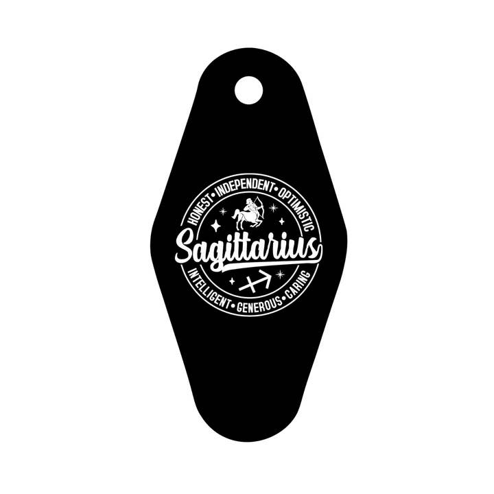 Vintage Motel Key Tag | Zodiac | Sagittarius for wholesale by Amaryllis Park