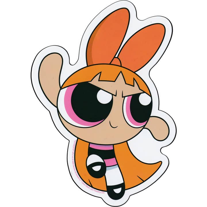 Sticker - Powerpuff Girls - Blossom for wholesale by Square Deal Recordings & Supplies