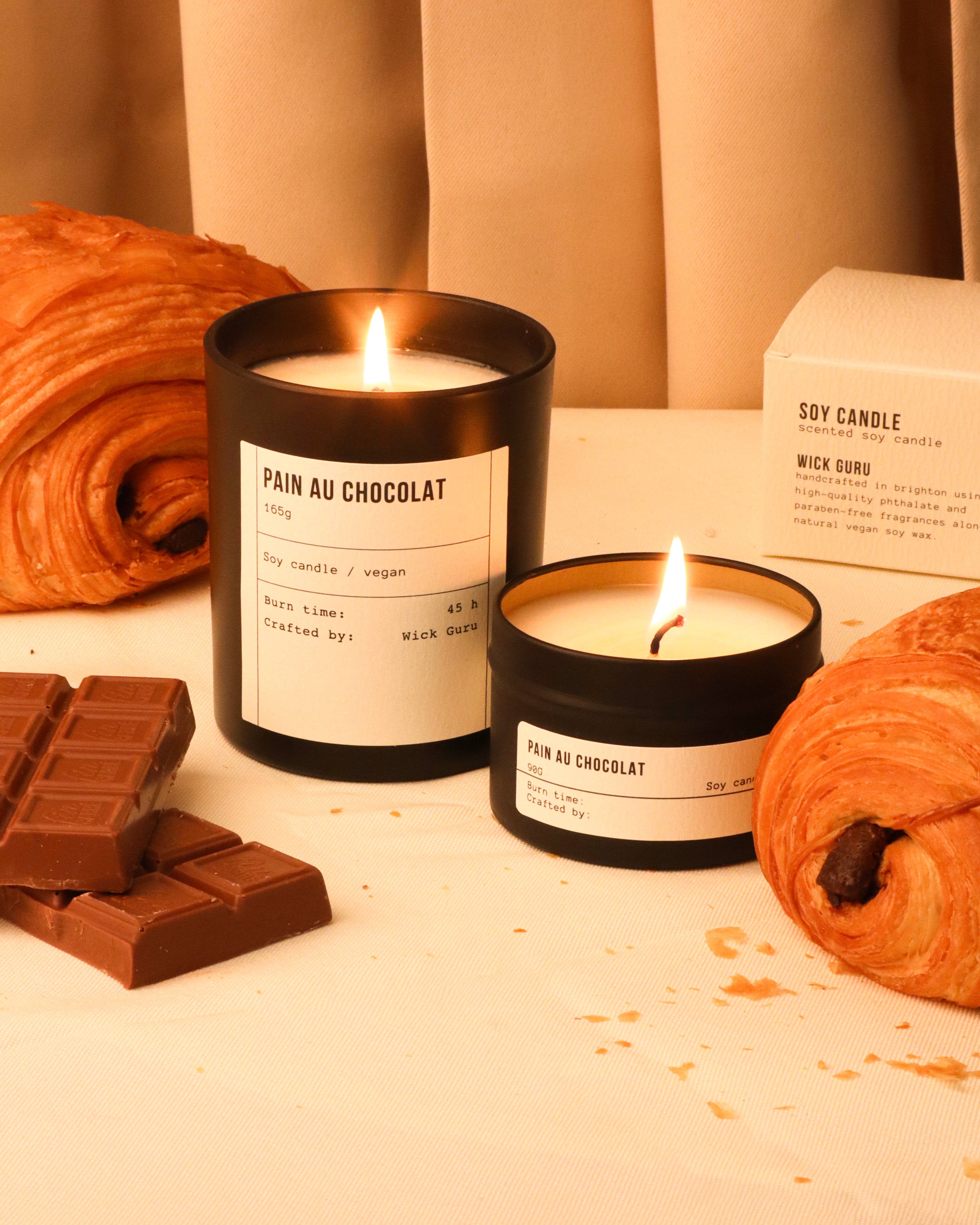 Wick Guru - Wholesale Jar/Filled Candle - Pain Au Chocolat Candle | Gift for Fiancé | Chocolate Gift3