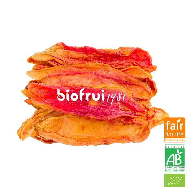 Bio Fairtrade Rote Solo-Papaya getrocknet, in Scheiben | 2-kg-Beutel für den Großhandel von BIOFRUI1981 / Ex-Biofruisec