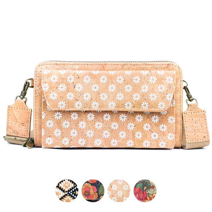 Eco-Chic Natural Cork Damtelefonväska BAG-2297 för wholesale av Meninas Bonitas Cork