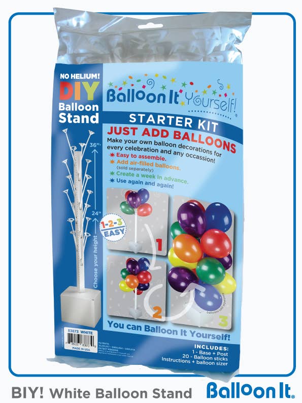 Balloon It Yourself! Starter Set | White for wholesale by Balloon It