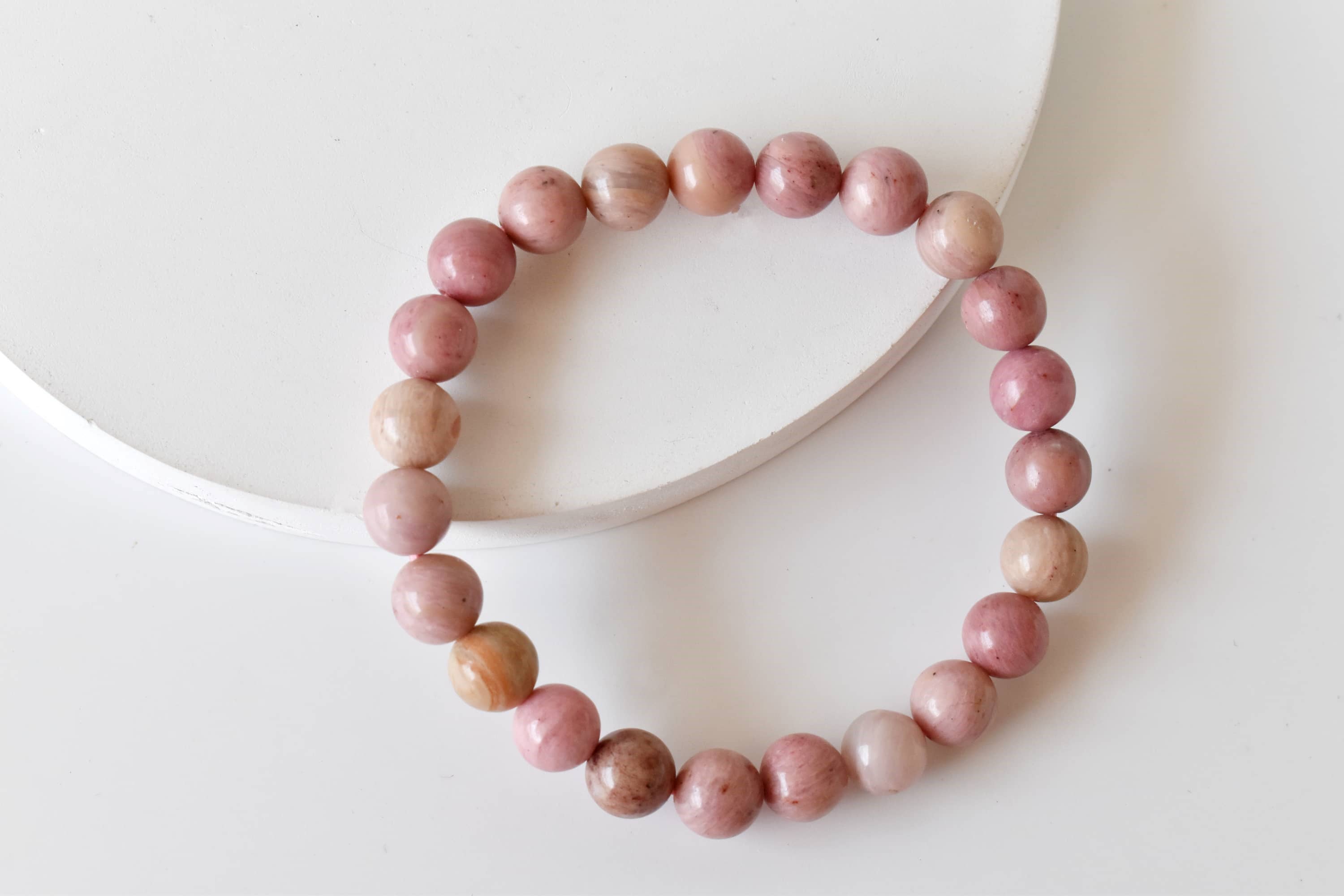 Soothing Crystals - Wholesale Beaded Bracelet - Healing Bracelet | Rhodochrosite | Gemstone Bracelet11
