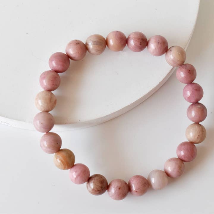 Soothing Crystals - Wholesale Beaded Bracelet - Healing Bracelet | Rhodochrosite | Gemstone Bracelet11