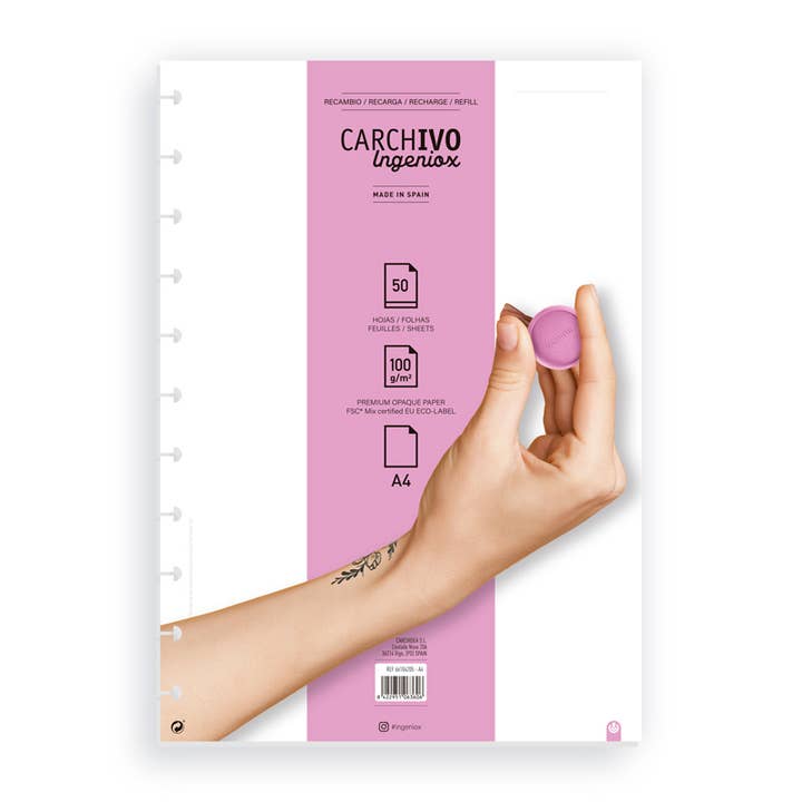 CARCHIVO - Wholesale Notepad - Premium Paper Refills for INGENIOX® - Pack of 104