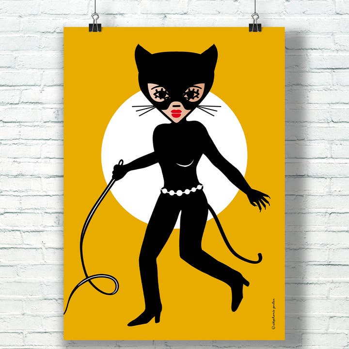 Catwoman - Poster - Original Creation for wholesale by T FOR TIGER