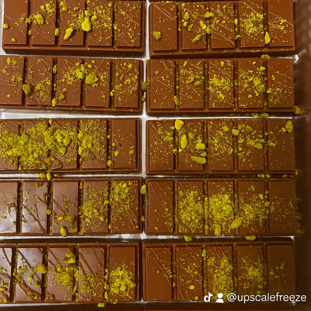 UPSCALE FREEZE - Wholesale Chocolade - Dubai**BEKROOND** pistache3