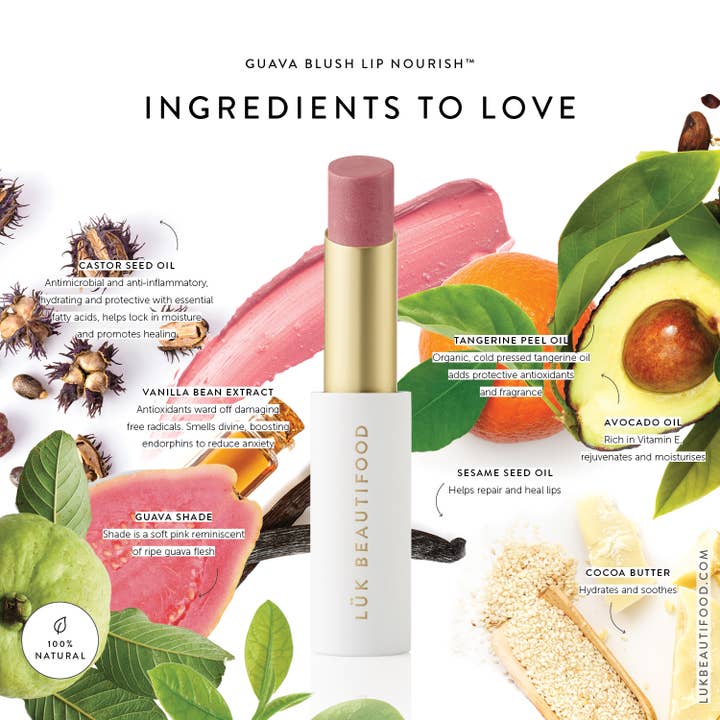 Luk Beautifood - Wholesale Lipstick - Lip Nourishâ„¢ Lipstick - Guava Blush
