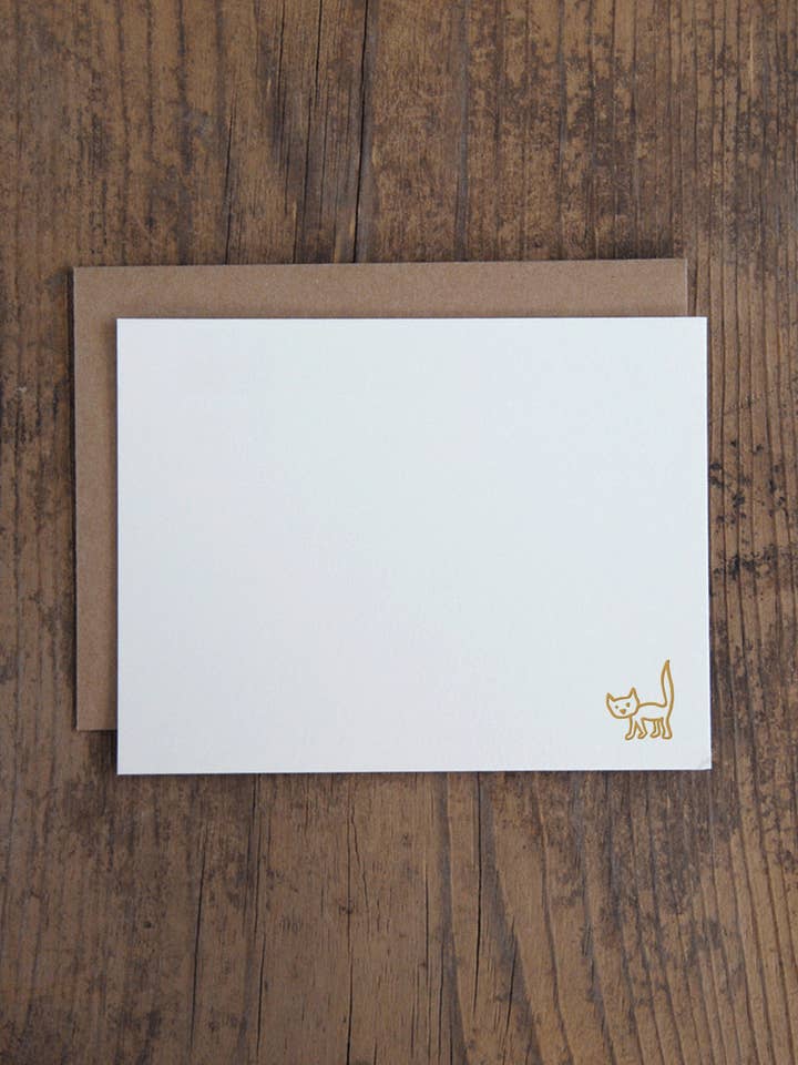Lot de 10 cartes plates pour chat pour la vente par Iron Leaf Press