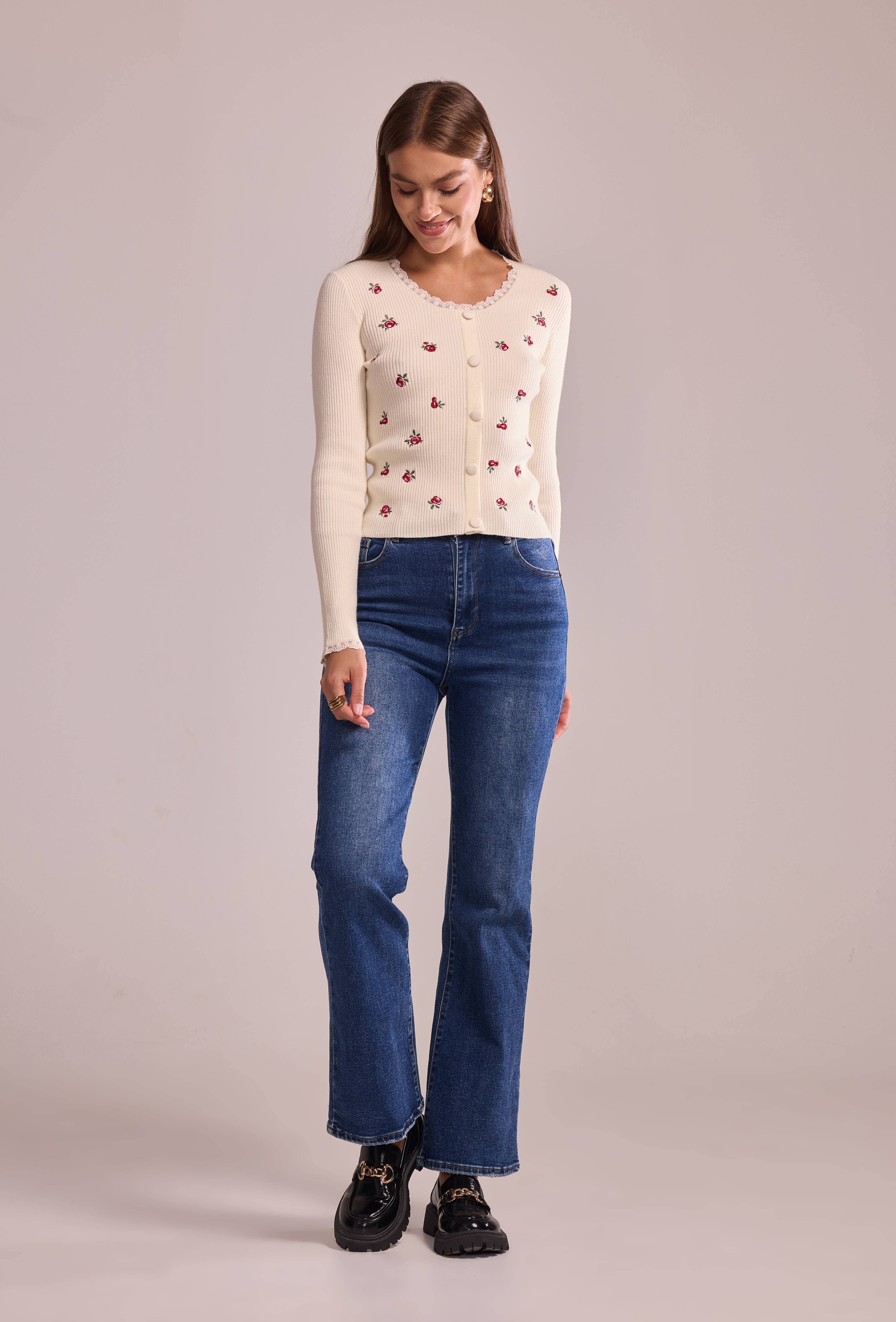 Cherry Paris - Wholesale Knit Sweater - Women's - Pull Ysée - IY257021