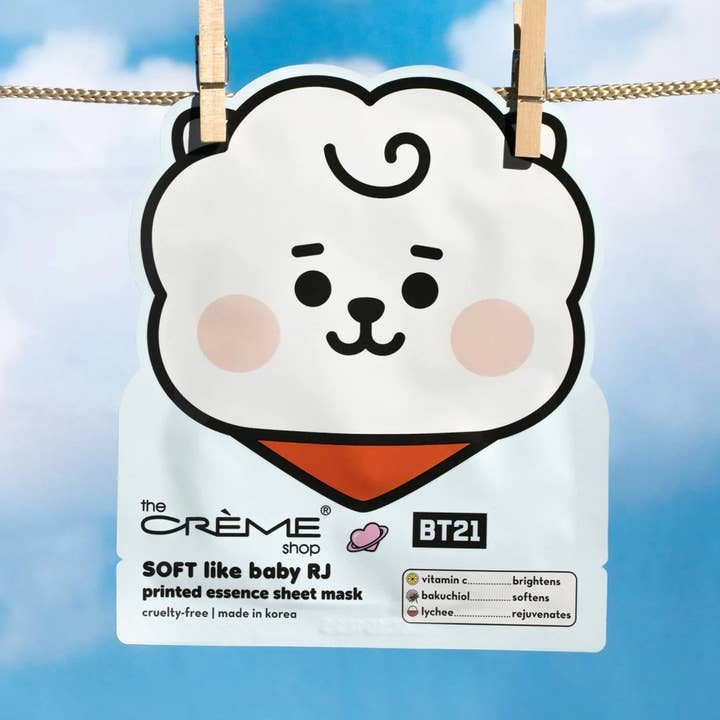 KJ Beauty and Health - Wholesale Skincare Face Mask - THE CREME SHOP SMOOTH SOFT Like Baby RJ Sheet Mask0