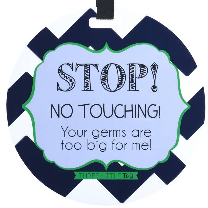 Three Little Tots - Wholesale Car Seat Cover - Kids & Baby - Seahawk No Touching Baby Car Seat and Stroller Tag1