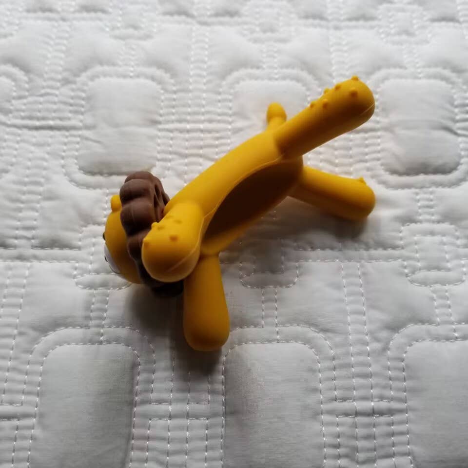 D & C TOYS - Wholesale Teether (Not Clip-On) - Baby - Silicone Lion Baby Molar Teether Toy1