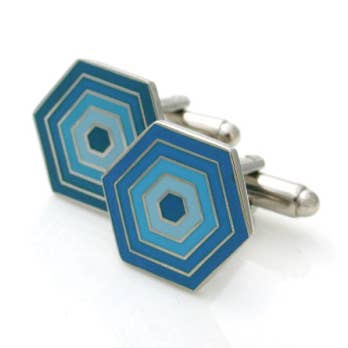 Abotoaduras de pente de mel por atacado de Kinzoku