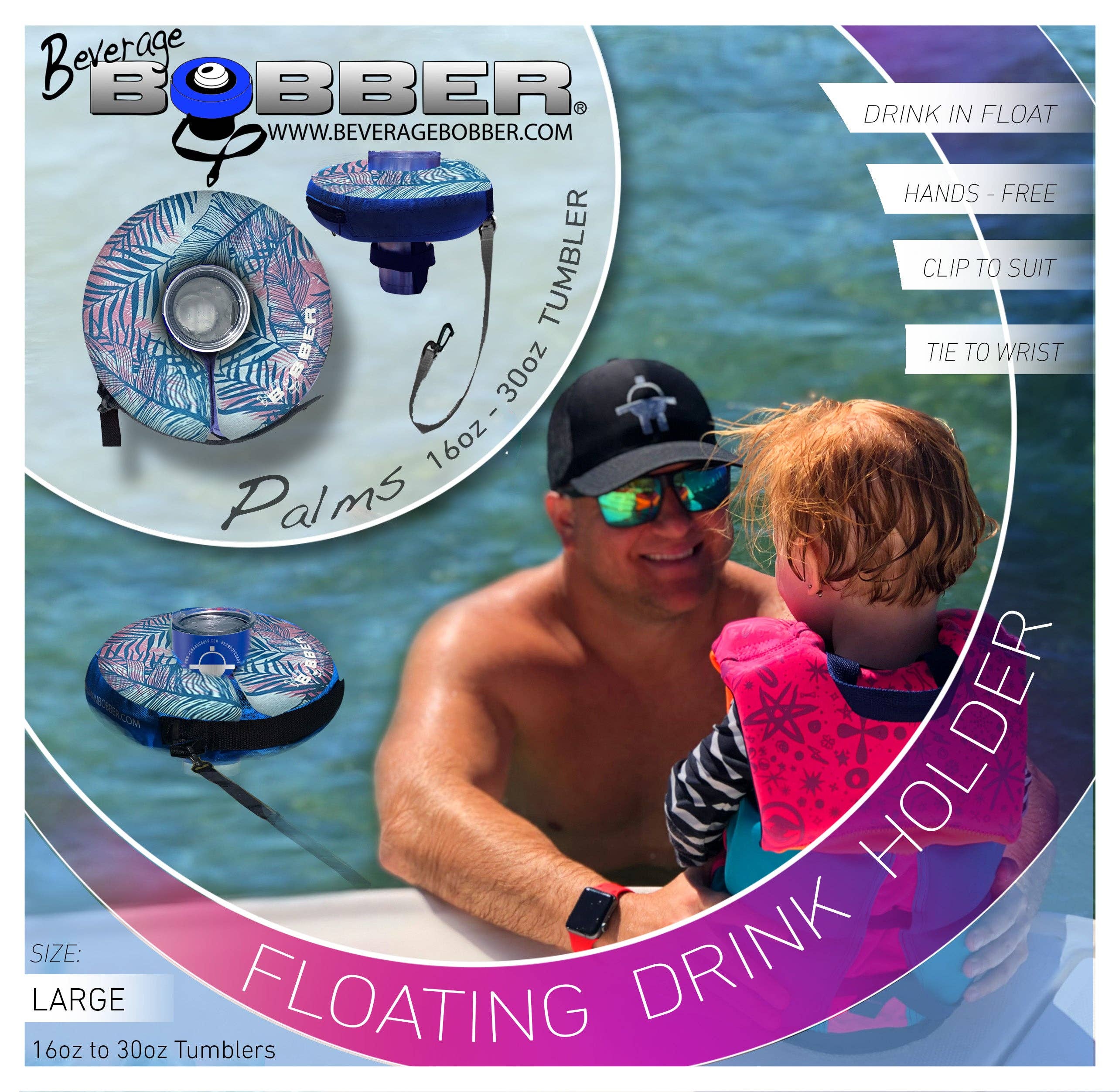 Beverage Bobber - Wholesale Inflatables - BEVERAGE BOBBER - Patented Floating Drink Holder8
