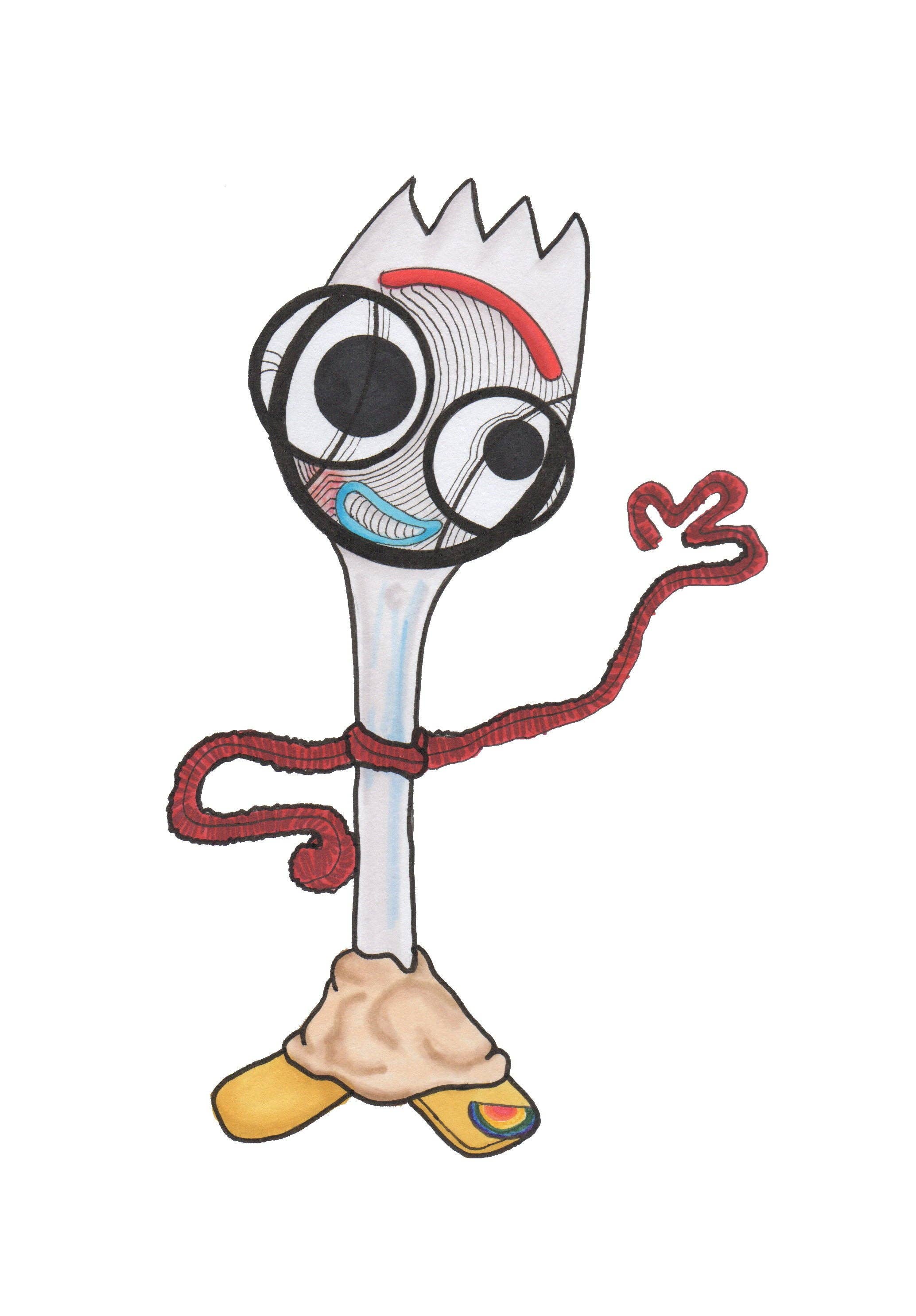 Harth Creations - Wholesale Art Print - Forky Art Print0