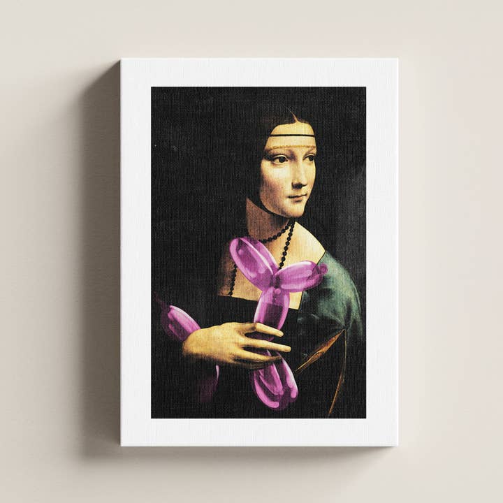 Lady Ballon © Lærredstryk for engroshandel hos Independent Republic