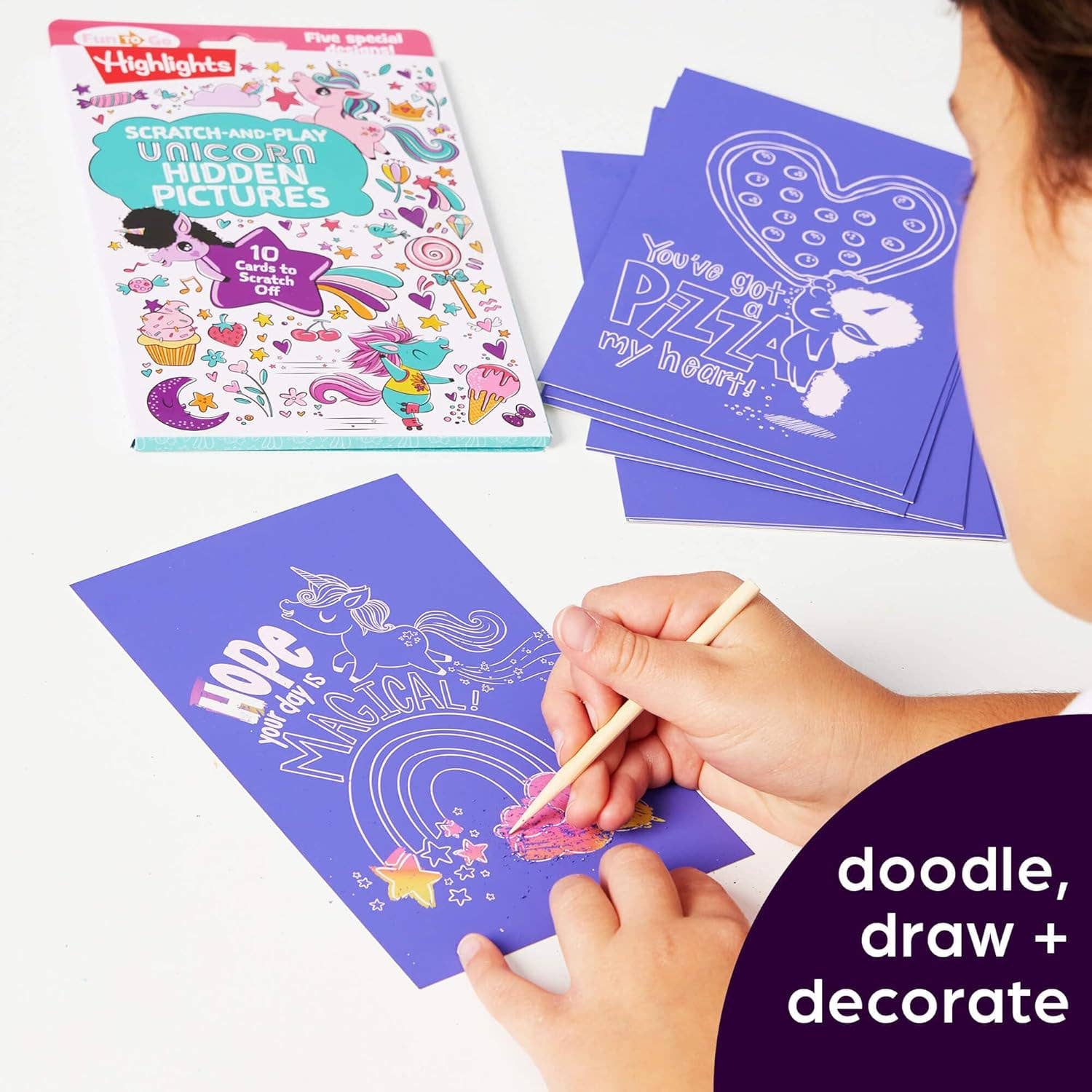 Highlights for Children - Wholesale Coloring & Activity Book - Kids & Baby - Scratch-and-Play Unicorn Hidden Pictures4