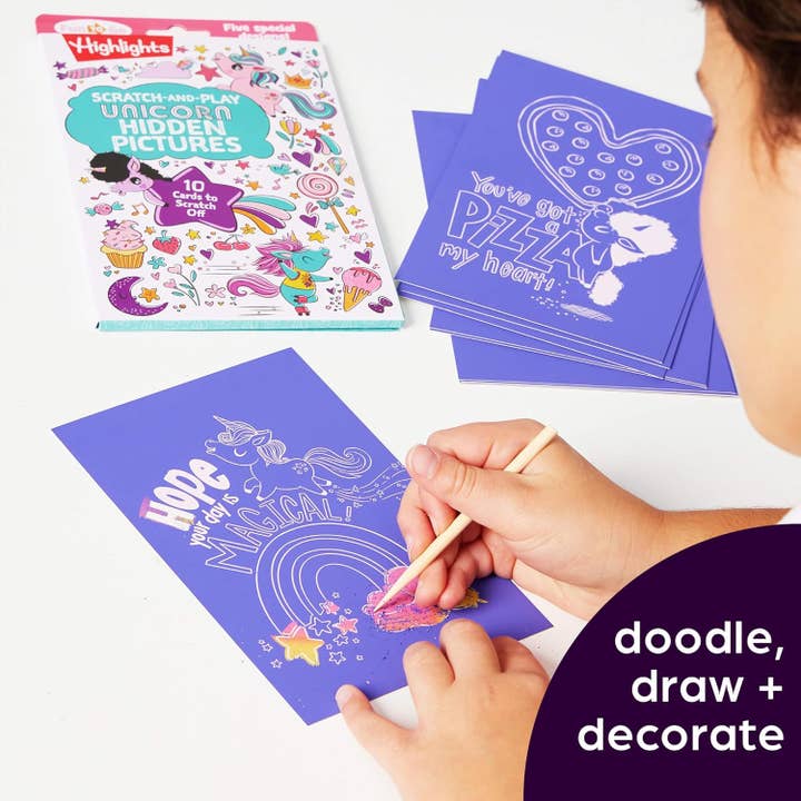 Highlights for Children - Wholesale Coloring & Activity Book - Kids & Baby - Scratch-and-Play Unicorn Hidden Pictures4