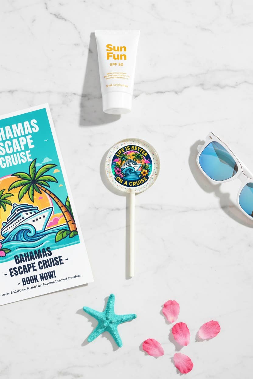TheLollipopStudio - Wholesale Lollipop -  Cruise Line Guest Favors – Travel & Vacation Lollipops0