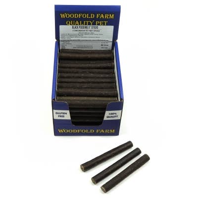 Classic Pet Products – wholesale Pet treats – Dog – WOODFOLD FARM 5 BLACK PUDDING STICK - BOX OF 80