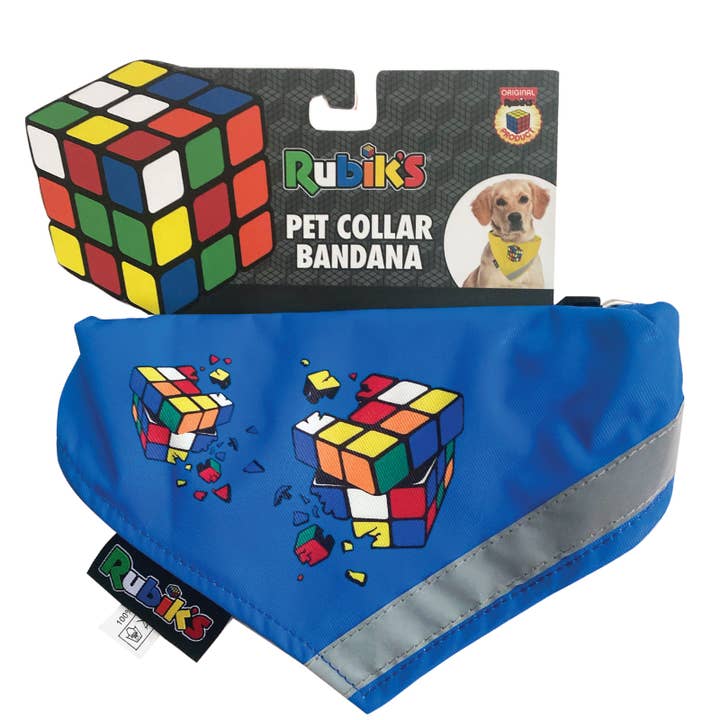 Rubik's Pet Collar Bandana - Gamer's Best Friend for wholesale by Brand Partners Group