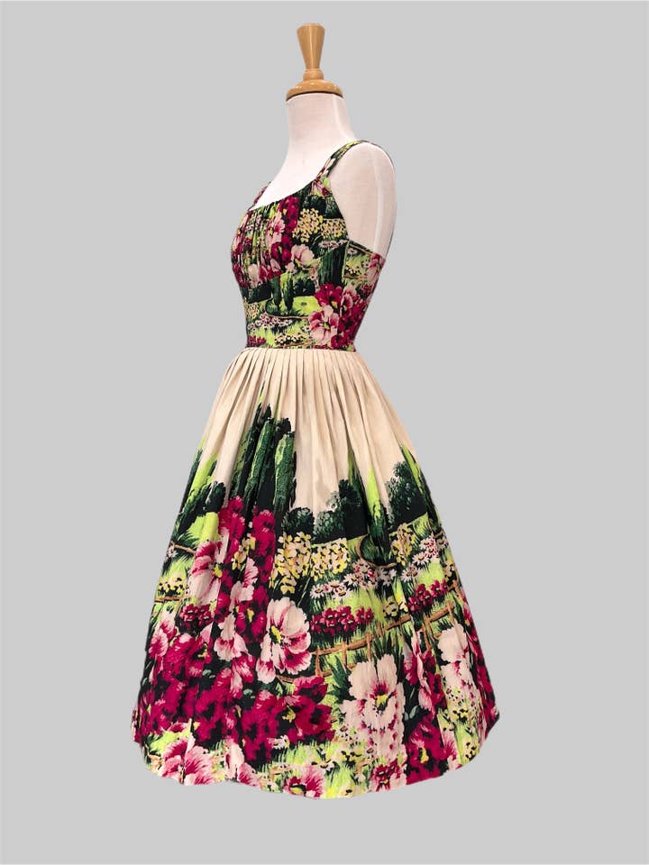 Retrospec'd Clothing - Wholesale Dress - Women's - Norma Jean The Garden Vintage Style Dress