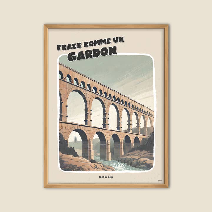 Frisk som en havørred - Plakat for engroshandel hos DEKOME