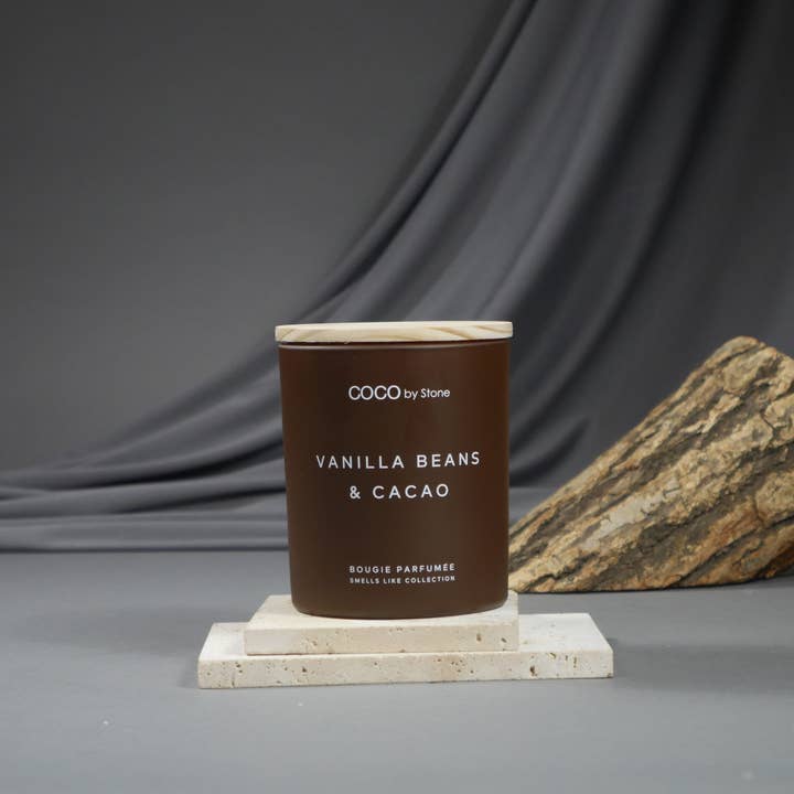 ENVIRONMENT – Engroshandel Glaslys – 11 oz lugter som vaniljebønner og kakaolys1