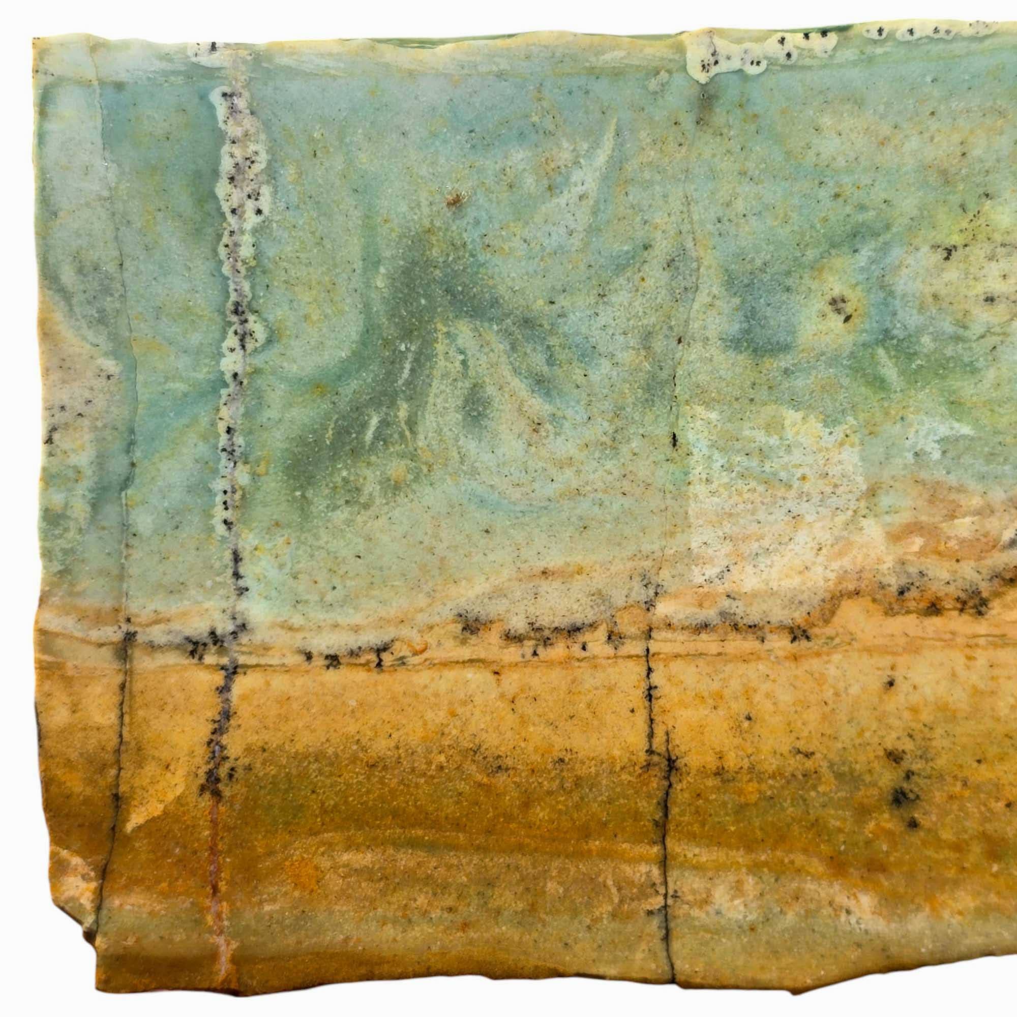 Lapidary Central - Wholesale Spiritual Stone/Crystal - Gunnery Point Jasper Slab – Rare Scenic Arizona Stone for Lapidary or Display1