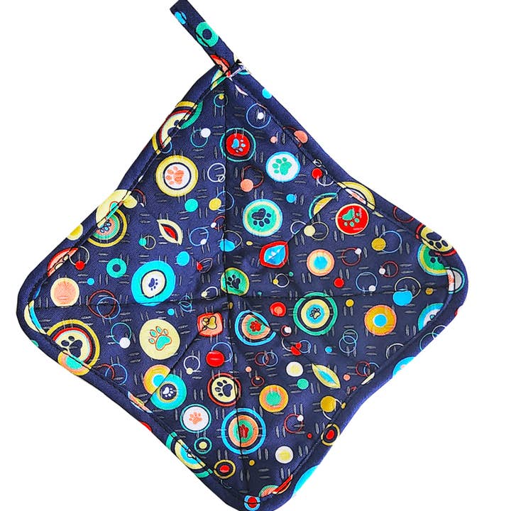 Paws and Circles Silli Bowl Cozy for wholesale by Two Lumps of Sugar