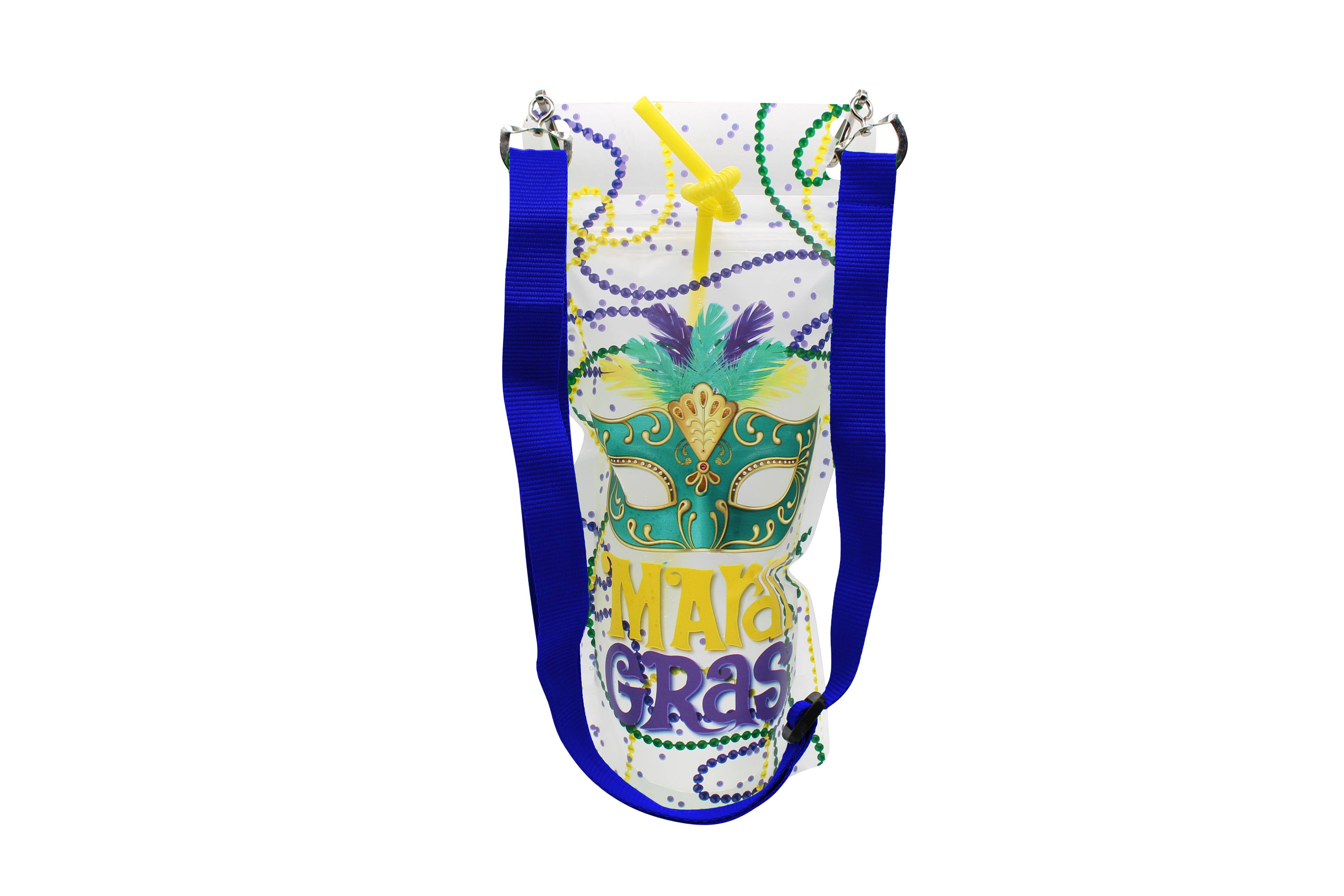 NeckSip - Wholesale Party Favor - Mardi Gras - Draagbare drinkzakjes (16 oz | 2-pack)14