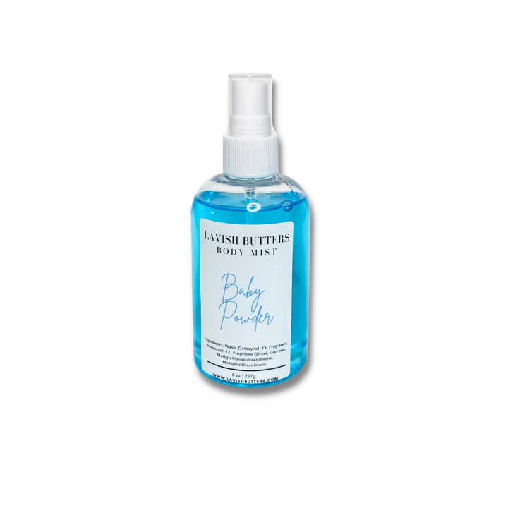 Lavish Butters - Wholesale Face & Body Mist/Water - Baby Powder Luxury Body Mist