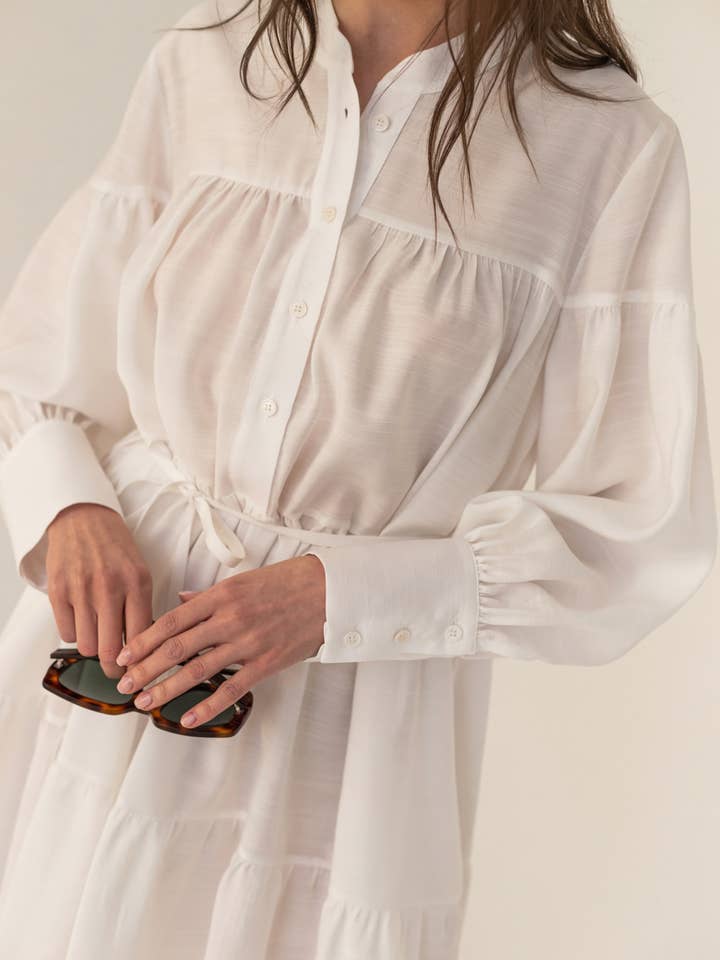 Robe Idylle Ecru pour la vente par Entelier