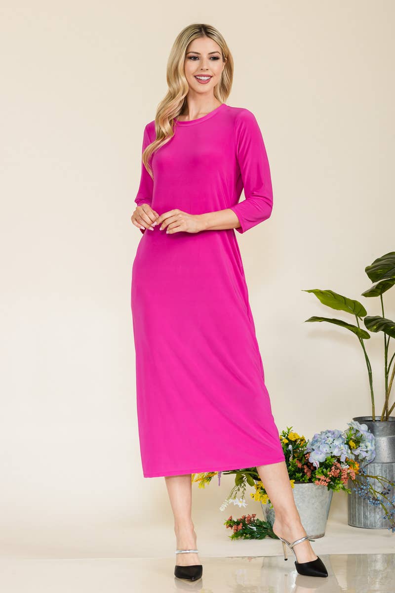 Celeste Clothing - Vente Robe – femme - ROBE À SUPERPOSER CLASSIQUE AVEC POCHES -CD4387520