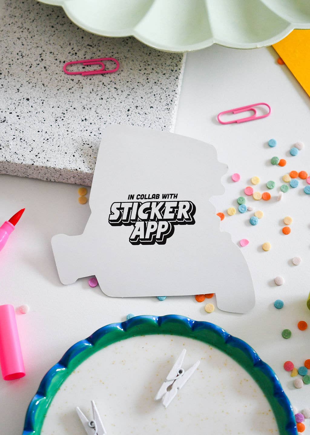 Nat Ellis Illustration – wholesale Sticker – Suitcase Cats- Holographic Vinyl Sticker 3