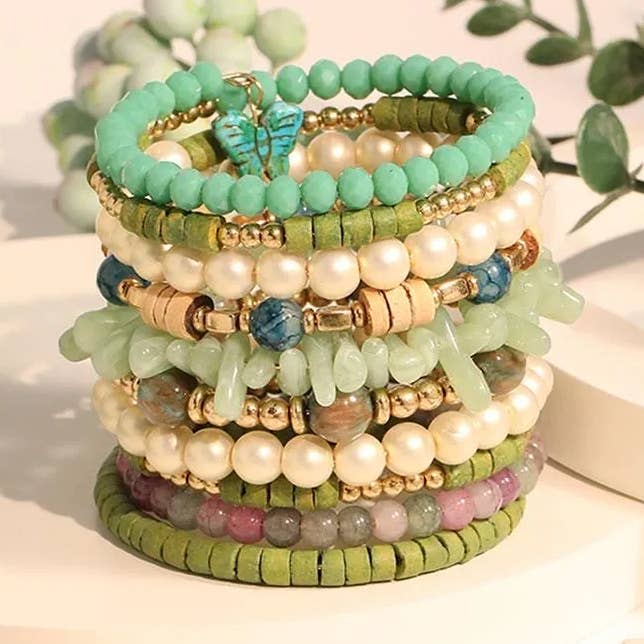 Boho Ocean Multi-Layer Bracelet Set for wholesale by Miss Minna