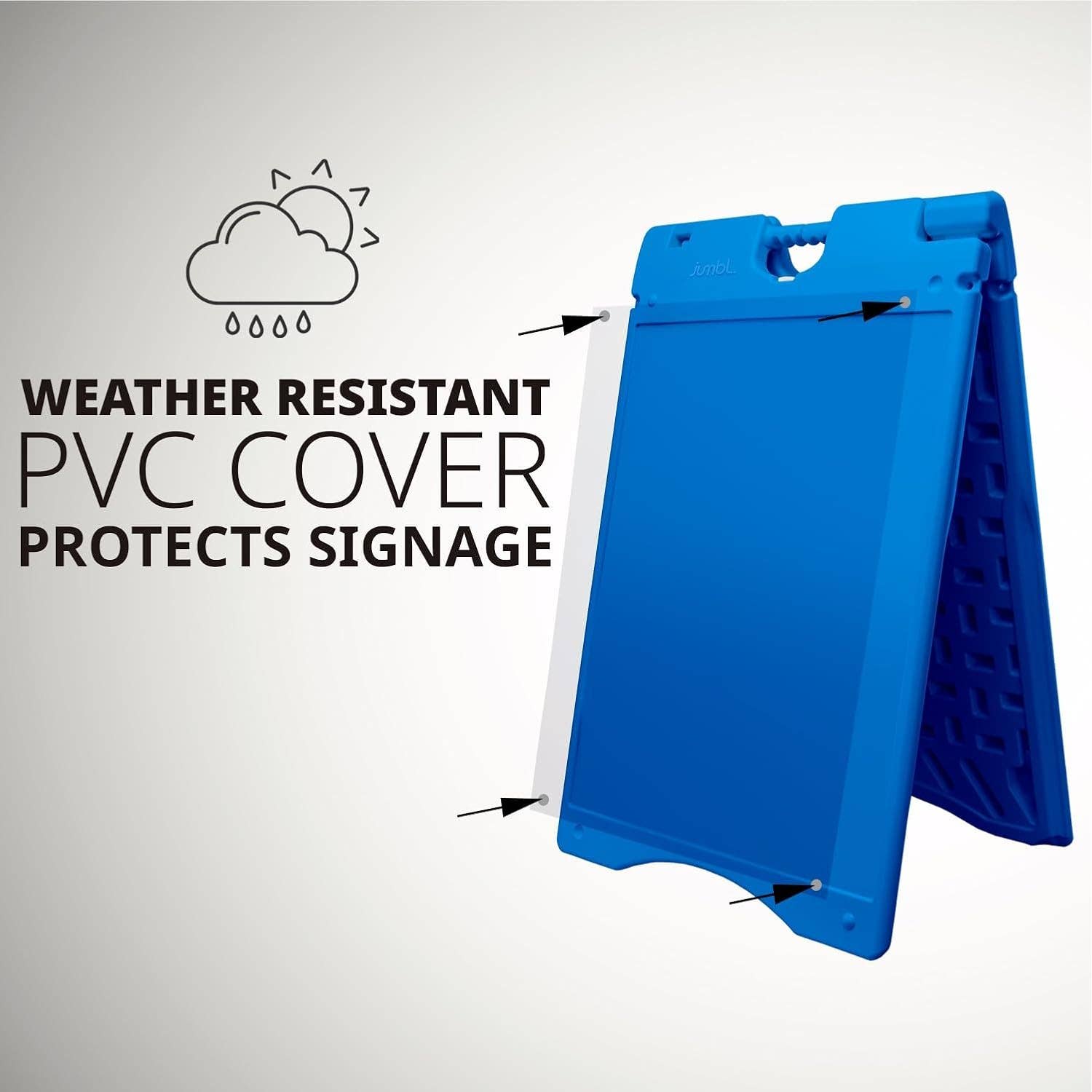 Jumbl - Wholesale Sign - A-Frame Outdoor Sandwich Signboard 28x22" with PVC Cover24