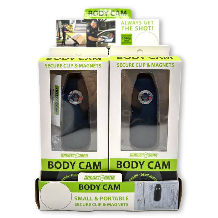 Gadget Gear Body Cam with Micro SD Card Boxed - 4/Display and other Purchase Wholesale sd cards. Free Returns & Net 60 Terms on Faire trending on Faire.