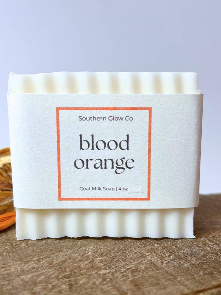 Savon pour barre d'orange sanguine pour la vente par Southern Glow Co.