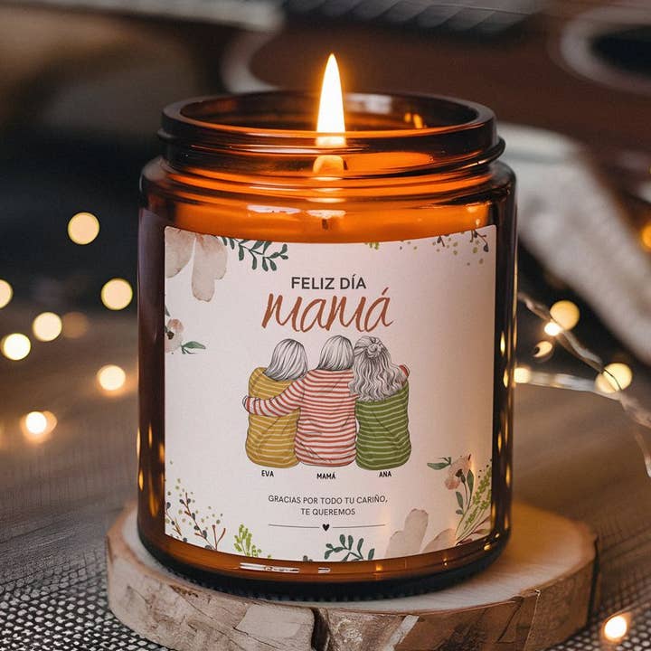 INZ Aragón S.Coop. Pequeña - Wholesale Jar/Filled Candle - Customized Candle for Mom's Gift0