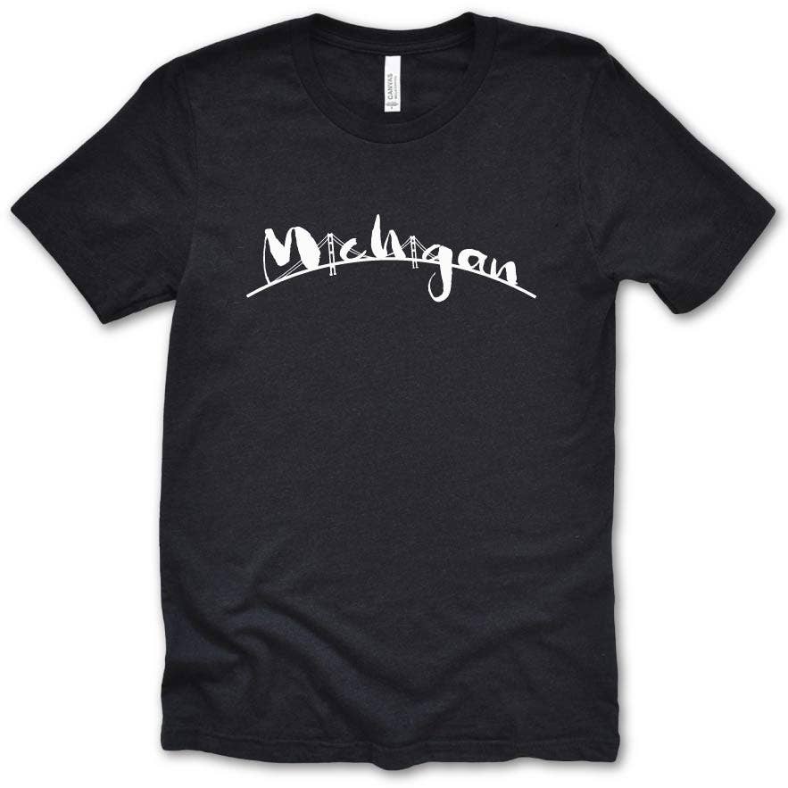 MICHIGAN VIBES - Wholesale Screen Printed T-Shirt - Unisex - The Mac Tee3