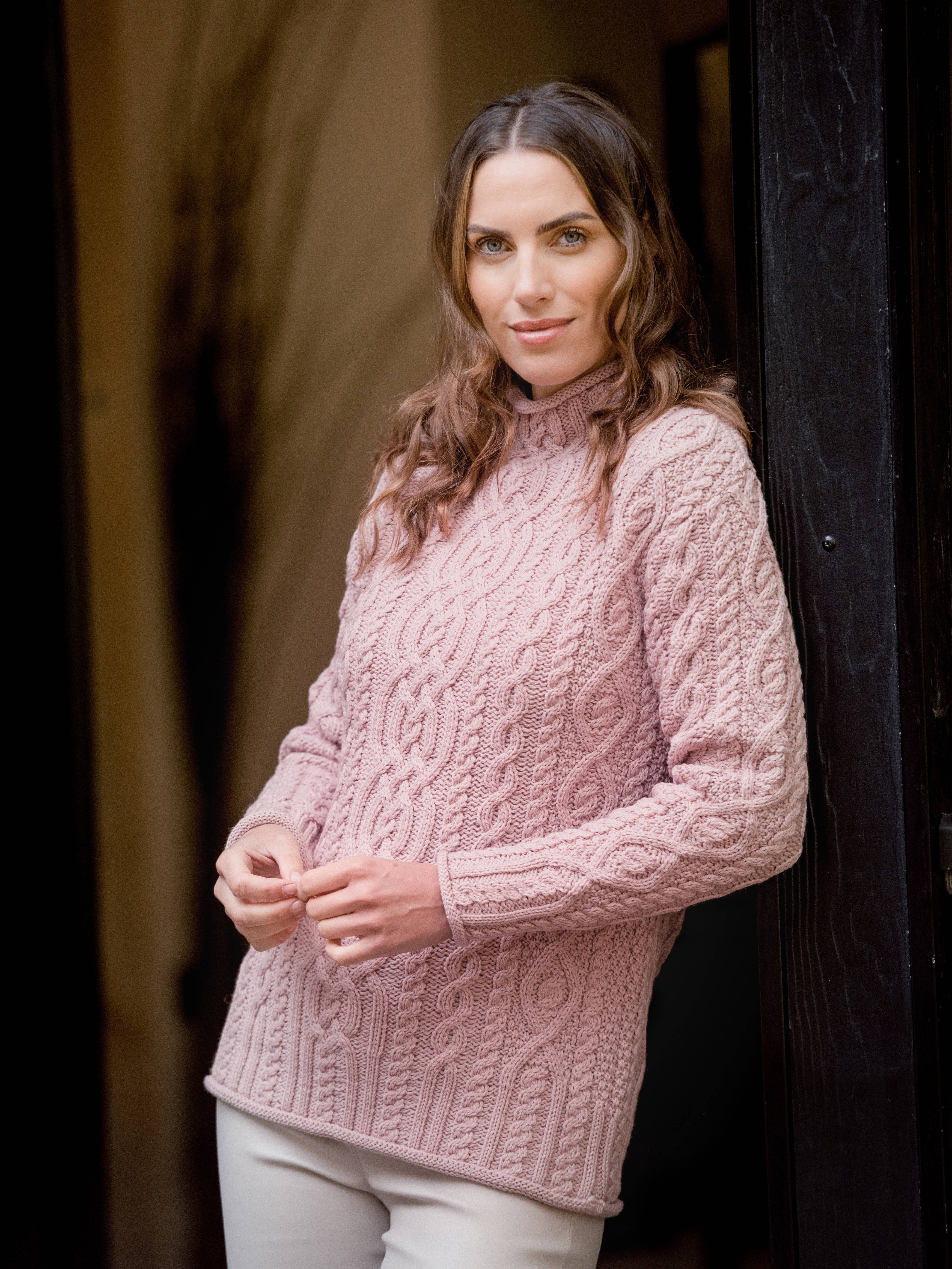 Aran Crafts - Wholesale Knit Sweater - Women's - SUPER SOFT SWEATER CR4690
0