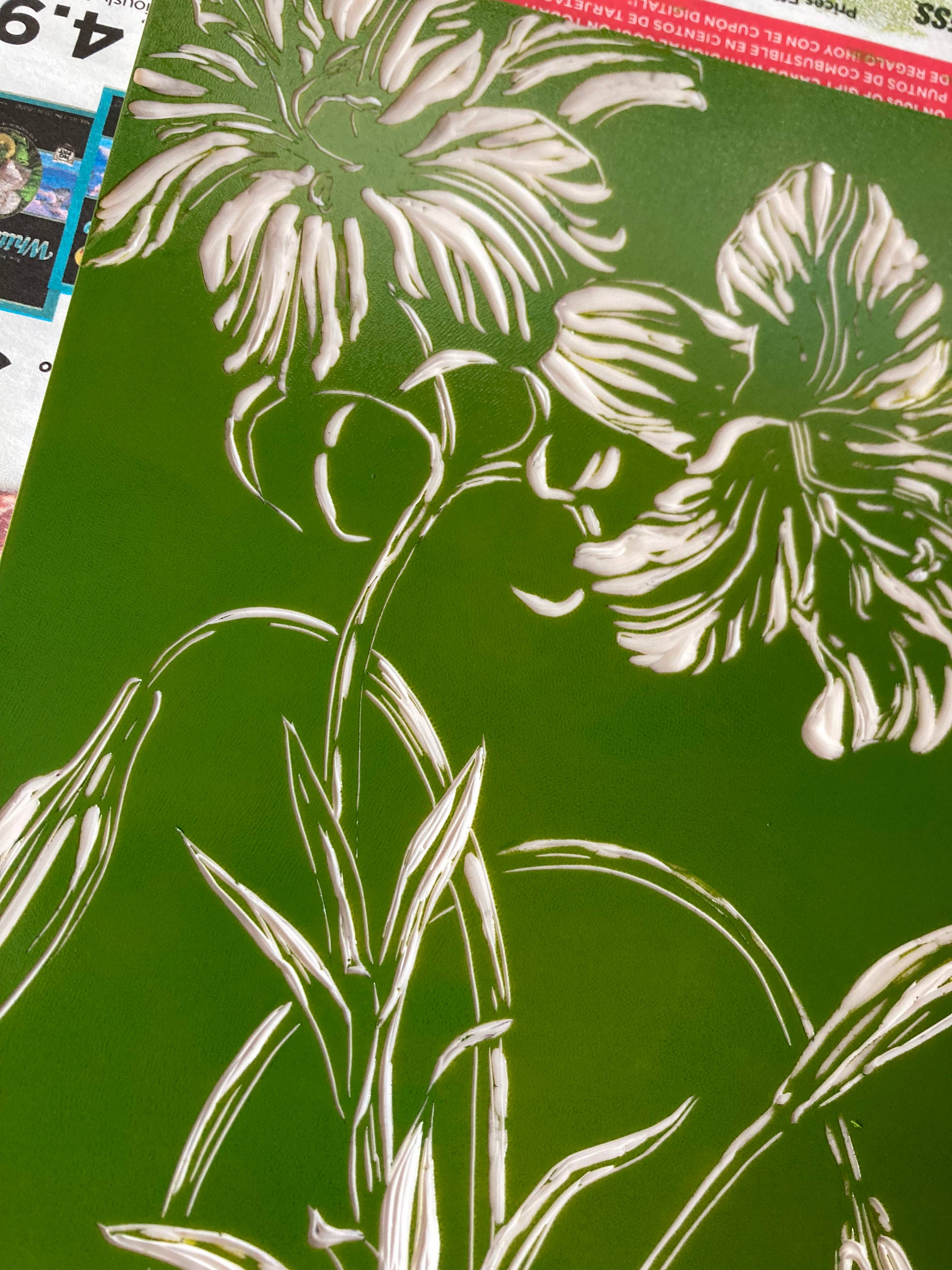 Kathie Studio - Wholesale Everyday Greeting Card - Lily Blockprinted Card3