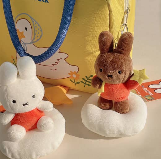 K-Wonderland – Porta-chaves - Mulher por atacado – Reabastecimento! Porta-chaves de Peluche Miffy Dream Series - 12cm7