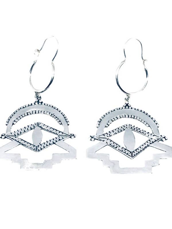 Eyes of the Desert Earrings 925 Silver for wholesale by SHE ARCHIVES