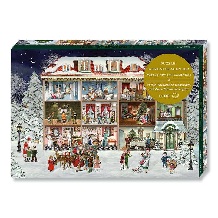Alison Gardiner US - Wholesale Advent Calendar - A Wonderful Christmas House Advent Calendar Jigsaw Puzzle2
