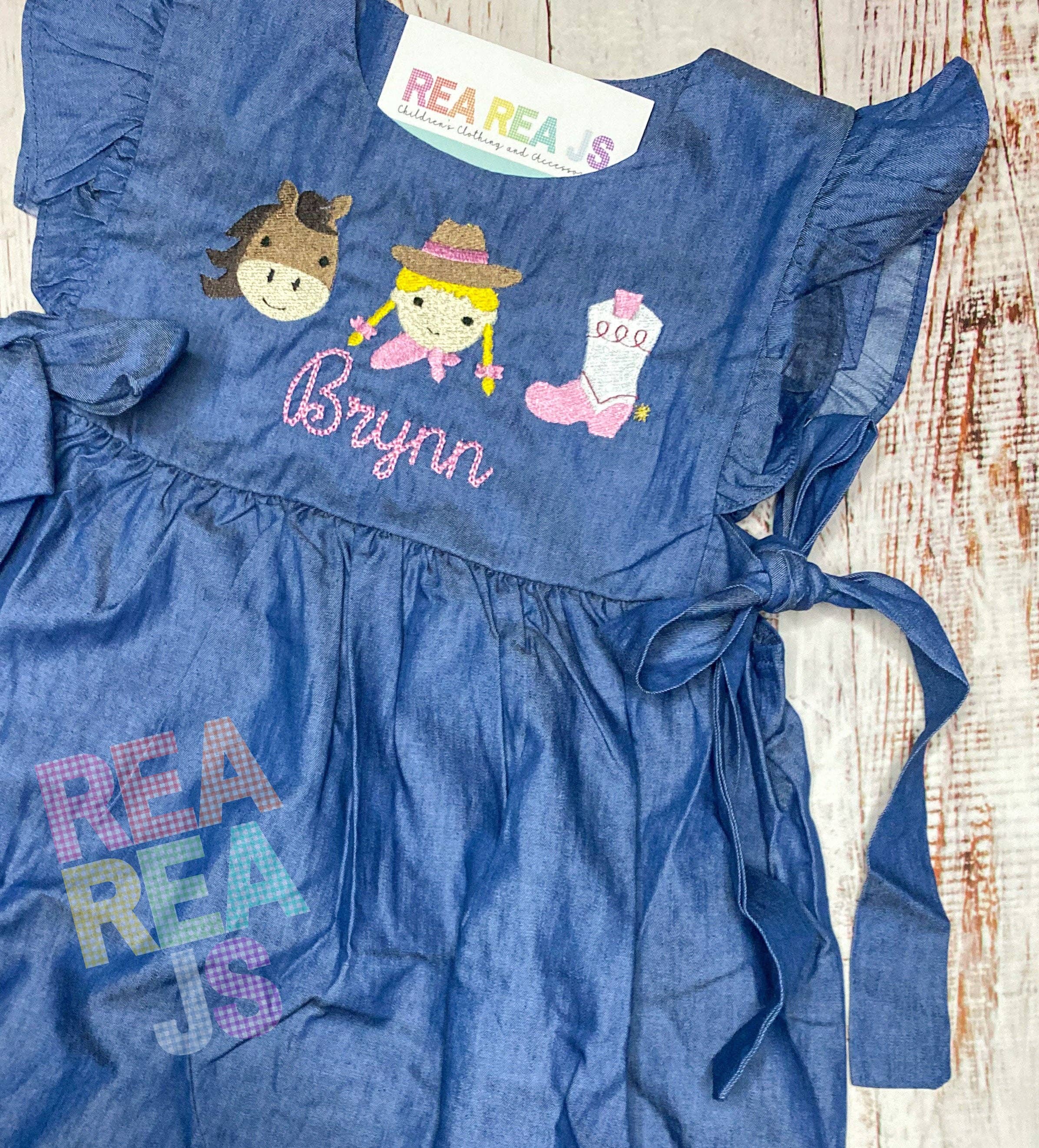 Rea Rea J's - Wholesale Dress - Kids - Cowgirl Trio Dress1