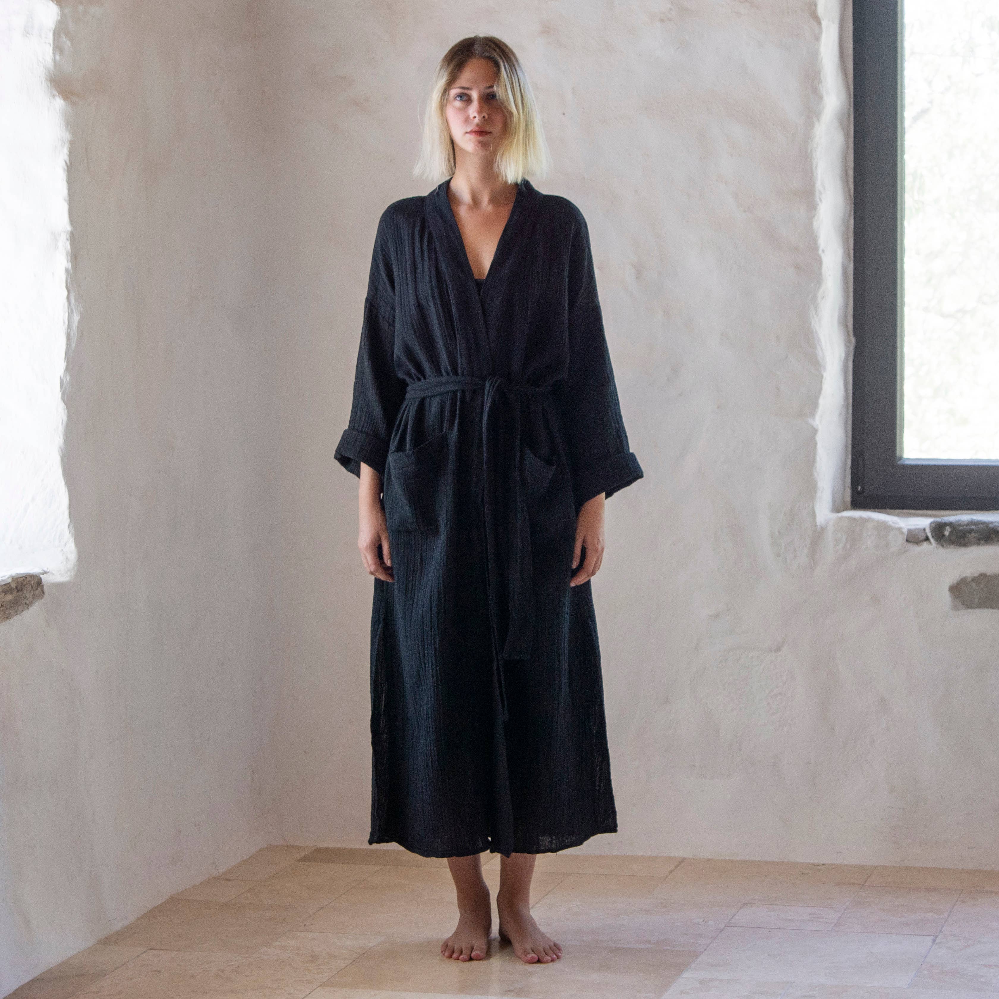 loom.ist - Wholesale Robe - Women's - Muslin double-layered cotton robe2